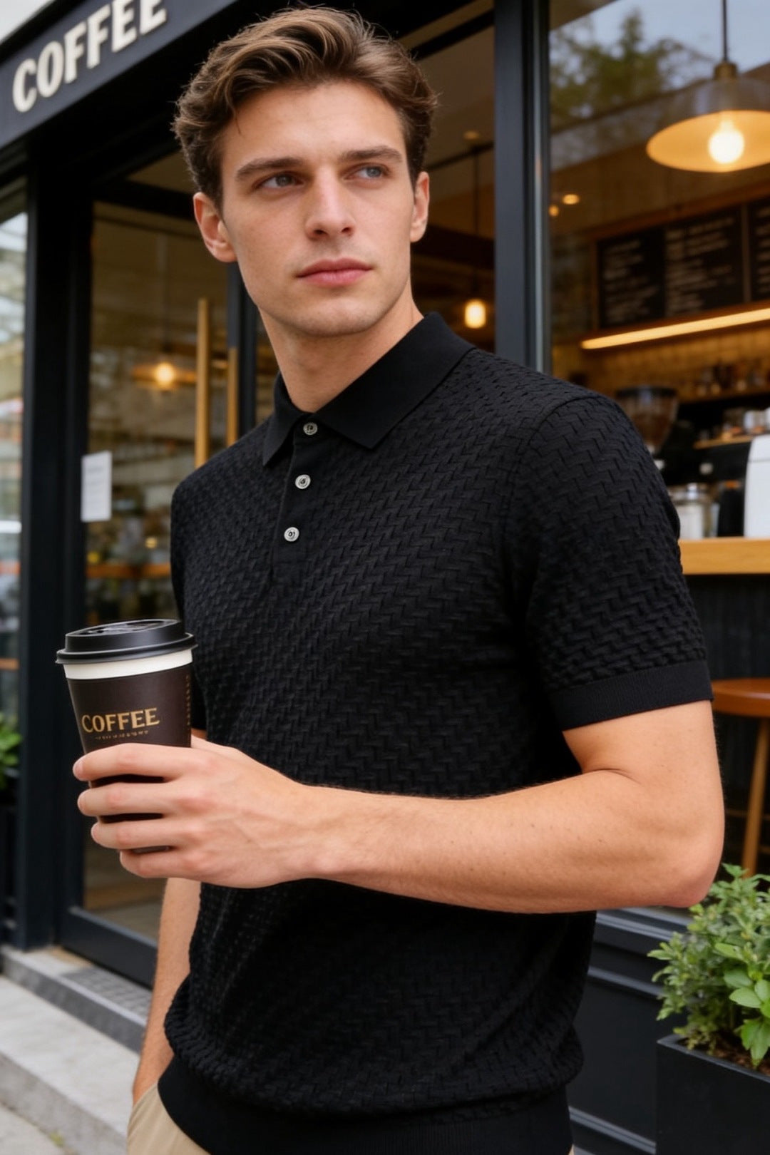 Loro Piana Half-Zip Knit Polo Shirt – Summer Collection – 26SS