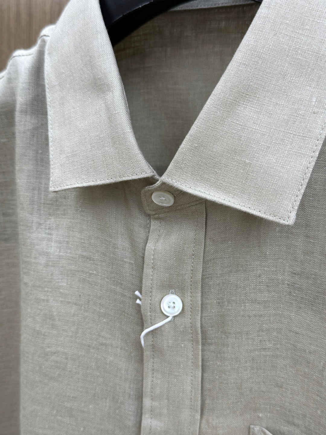 Loewe Minimalist Linen-Cotton Long Sleeve Shirt – Spring/Summer Collection – 25SS