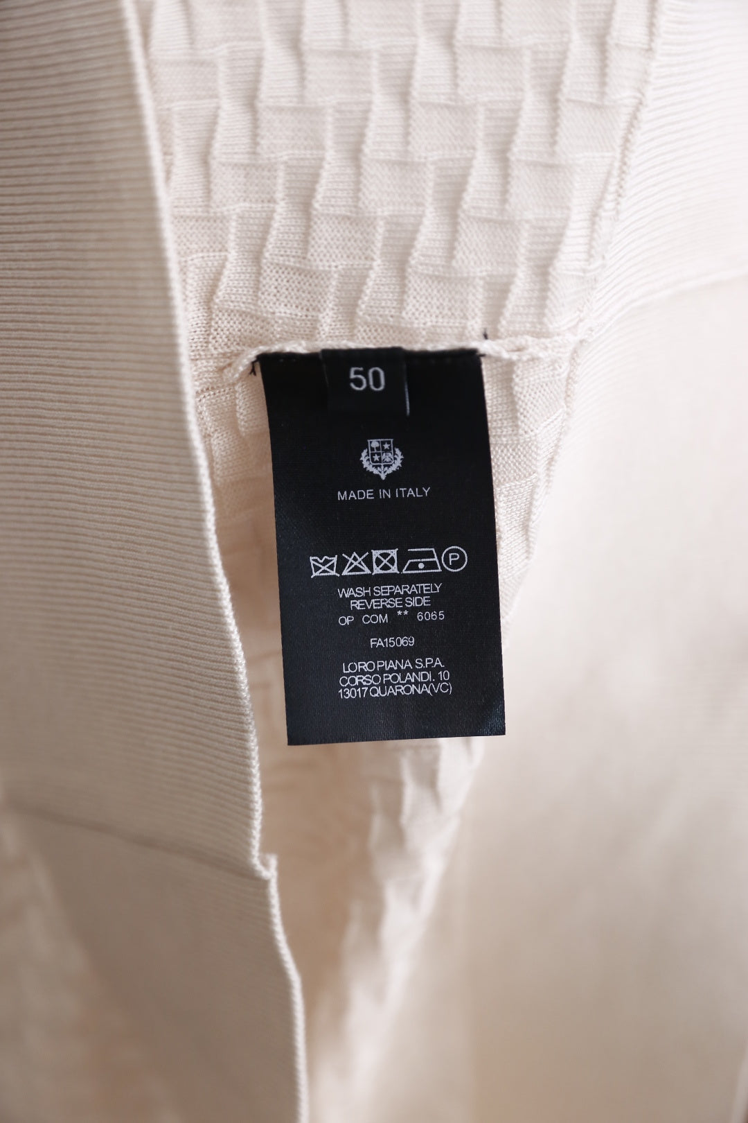 Loro Piana Half-Zip Knit Polo Shirt – Summer Collection – 26SS