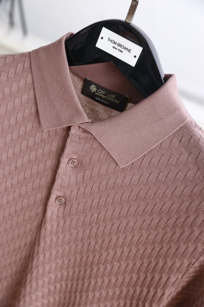 Loro Piana Half-Zip Knit Polo Shirt – Summer Collection – 26SS