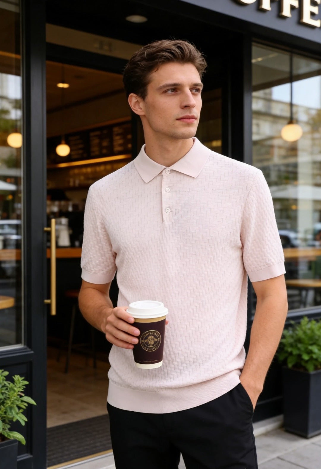 Loro Piana Half-Zip Knit Polo Shirt – Summer Collection – 26SS