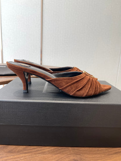 Saint Laurent Pointed-Toe Stiletto Mules – 26SS