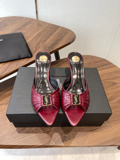 Saint Laurent Pointed-Toe Stiletto Mules – 26SS
