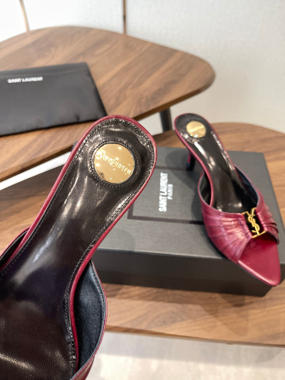 Saint Laurent Pointed Toe Stiletto Heeled Sandals – 26SS