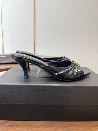 Saint Laurent Pointed-Toe Stiletto Mules – 26SS