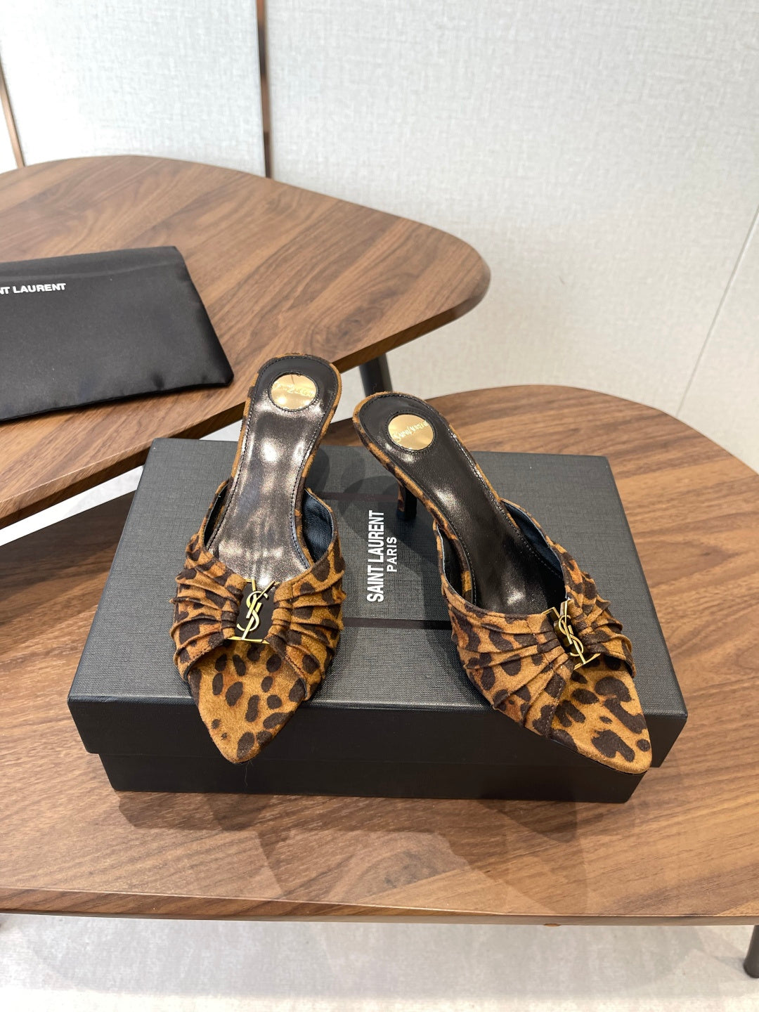 Saint Laurent Pointed Toe Stiletto Heeled Sandals – 26SS
