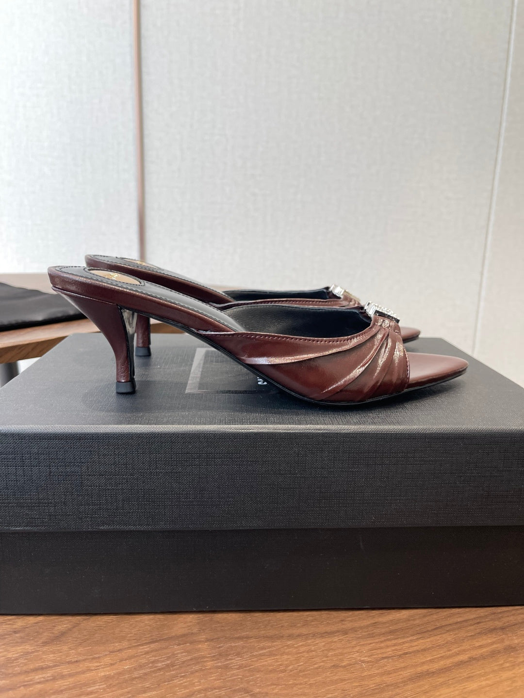 Saint Laurent Pointed-Toe Stiletto Mules – 26SS