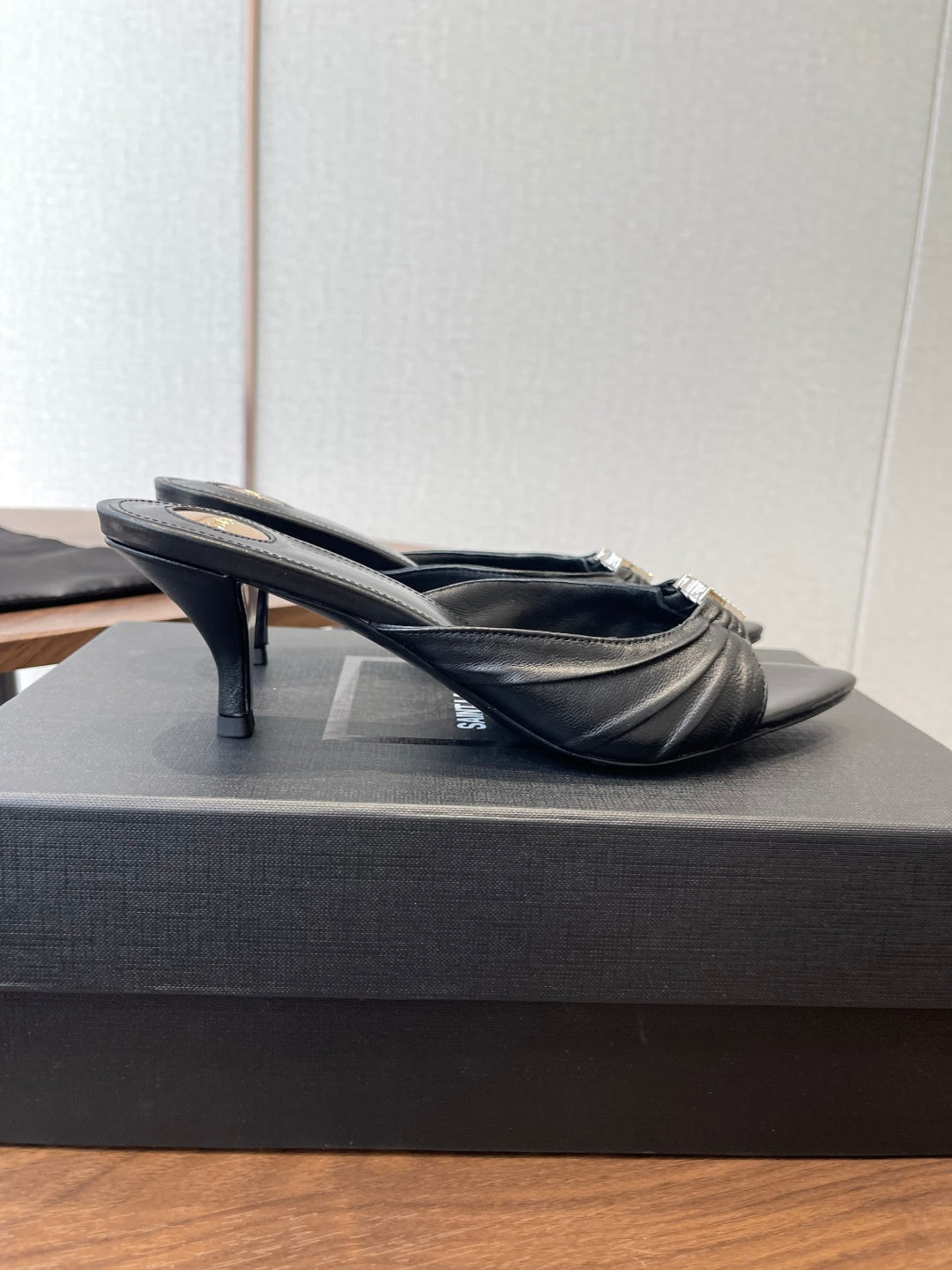 Saint Laurent Pointed-Toe Stiletto Mules – 26SS