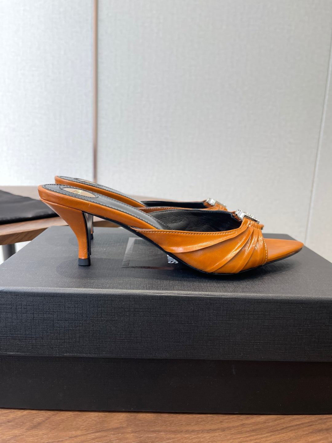 Saint Laurent Pointed-Toe Stiletto Mules – 26SS