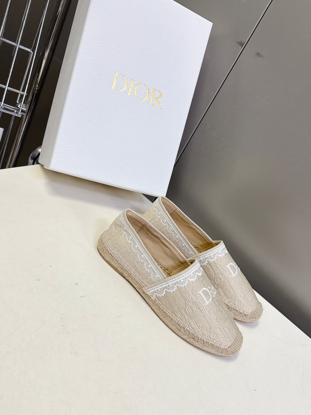 Dior Oblique Lace Espadrilles – Spring/Summer Collection