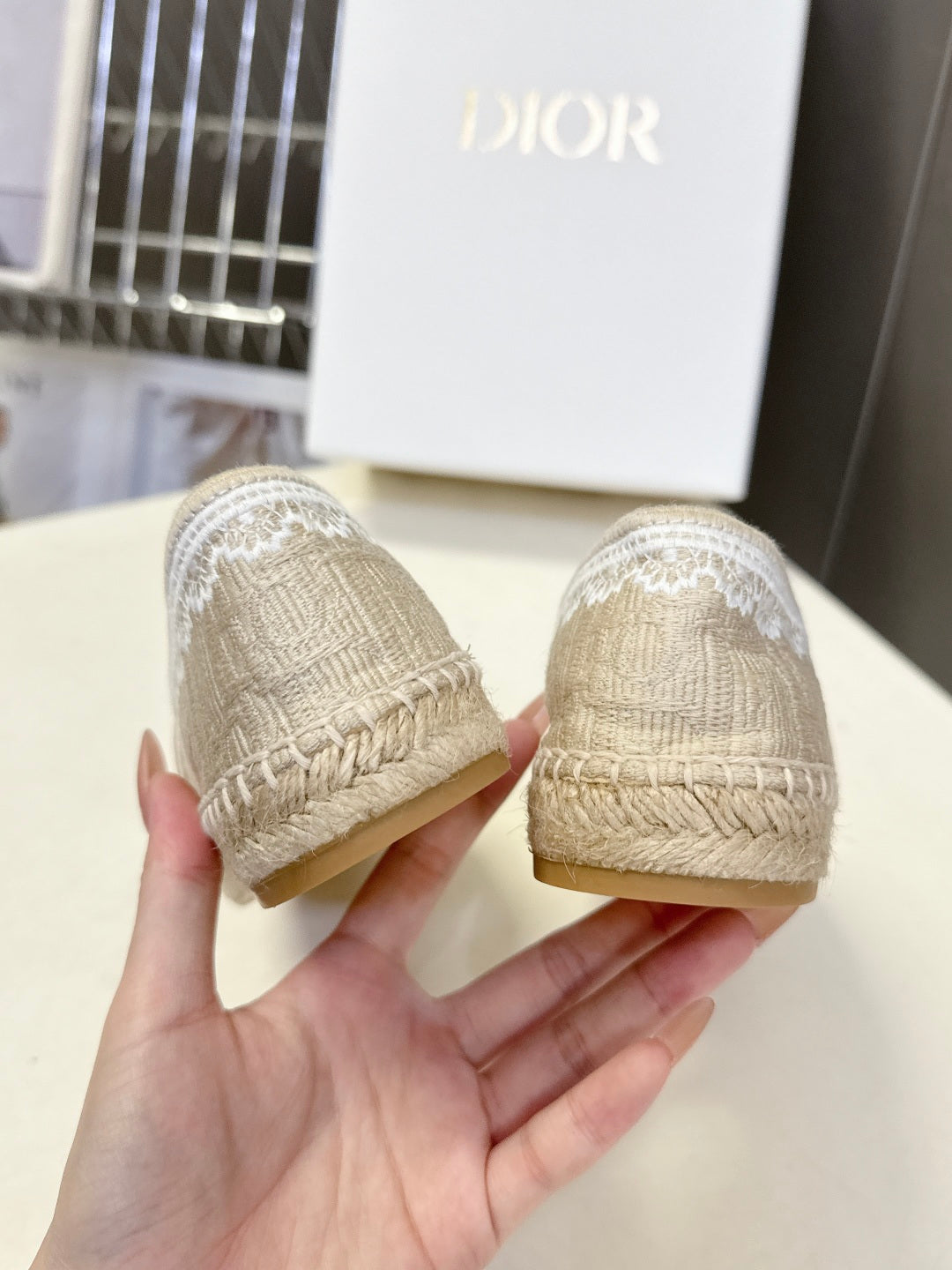 Dior Oblique Lace Espadrilles – Spring/Summer Collection