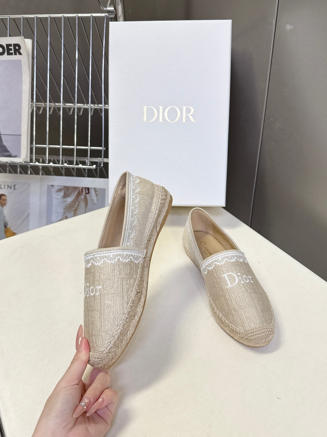 Dior Oblique Lace Espadrilles – Spring/Summer Collection