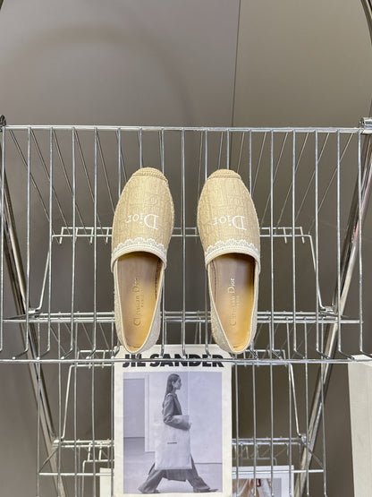 Dior Oblique Lace Espadrilles – Spring/Summer Collection