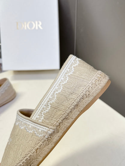 Dior Oblique Lace Espadrilles – Spring/Summer Collection