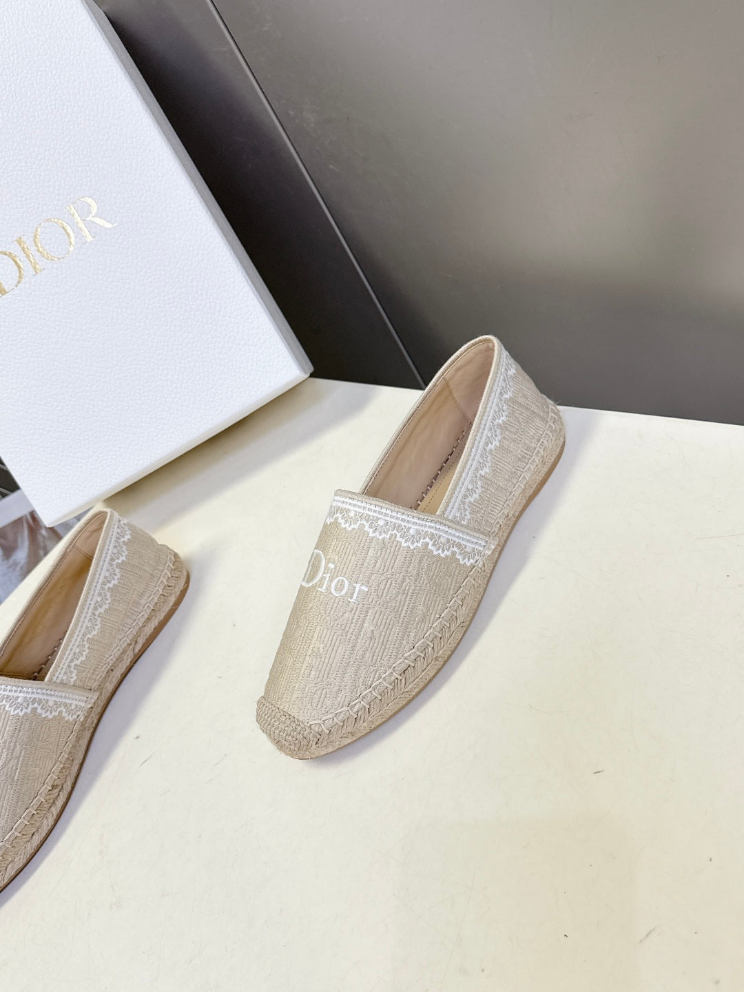 Dior Oblique Lace Espadrilles – Spring/Summer Collection