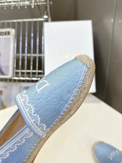 Dior Oblique Lace Espadrilles – Spring/Summer Collection