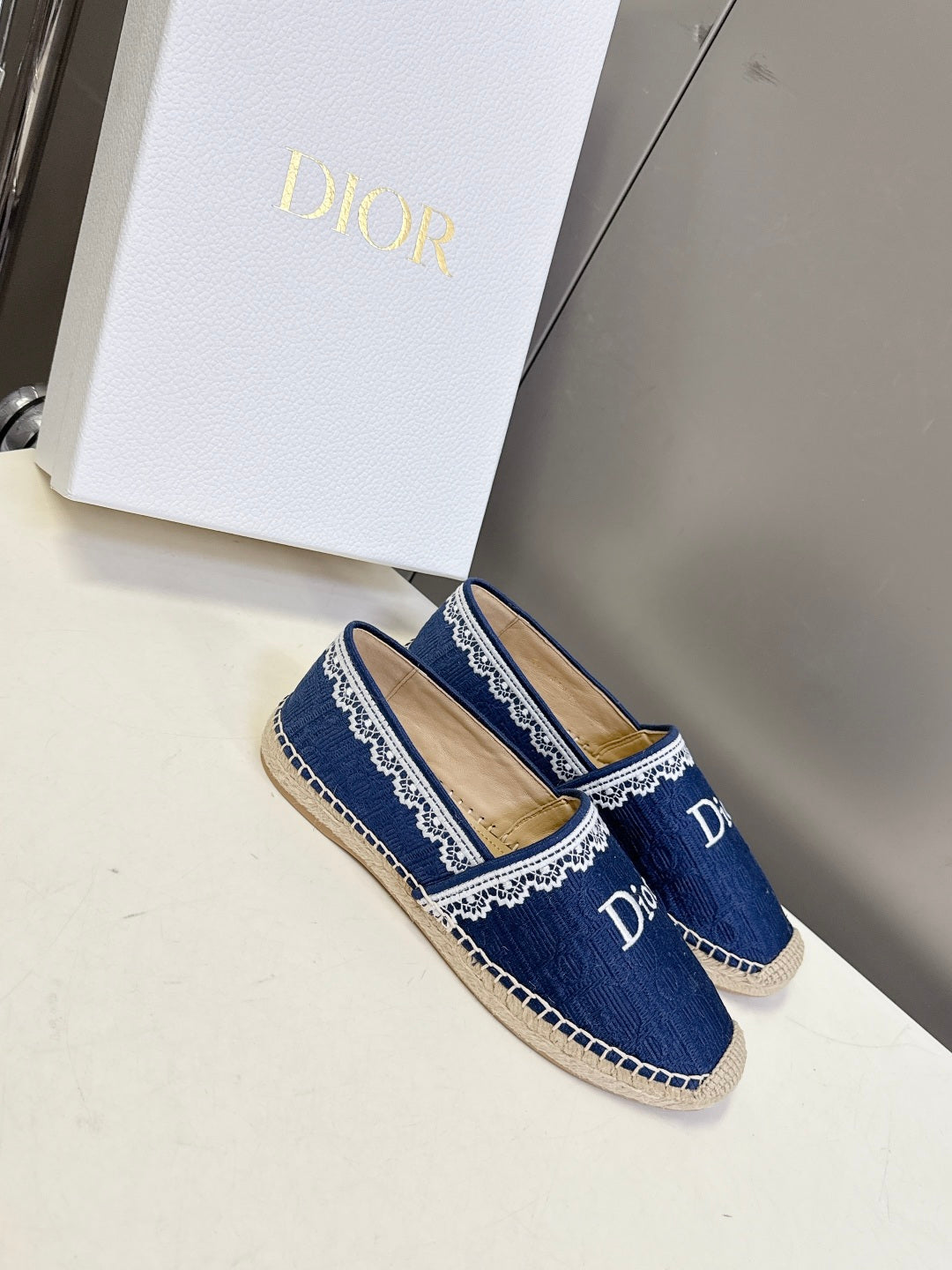 Dior Oblique Lace Espadrilles – Spring/Summer Collection