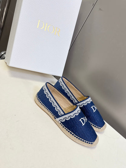 Dior Oblique Lace Espadrilles – Spring/Summer Collection