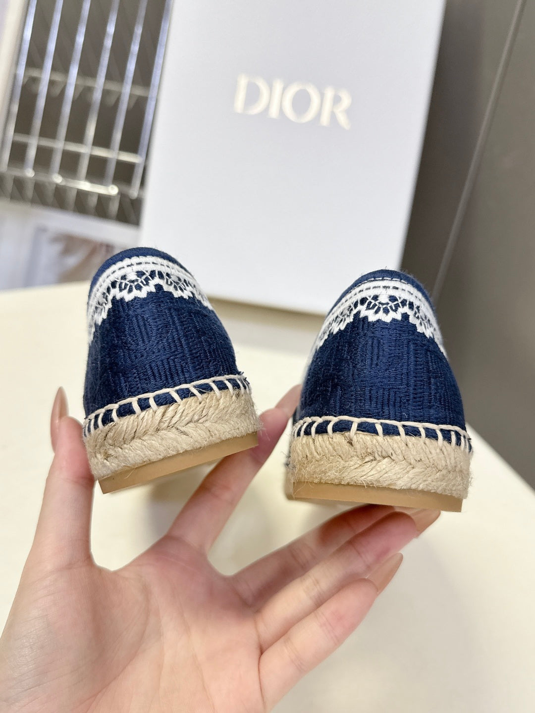 Dior Oblique Lace Espadrilles – Spring/Summer Collection