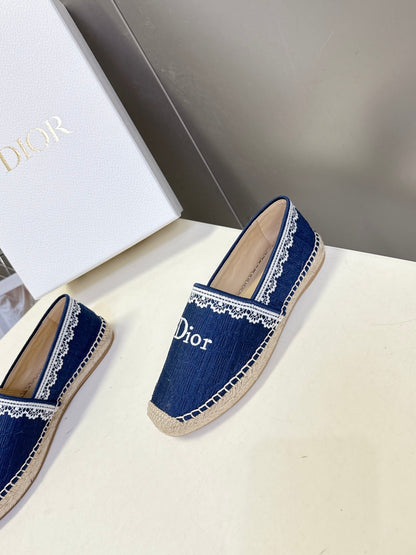 Dior Oblique Lace Espadrilles – Spring/Summer Collection