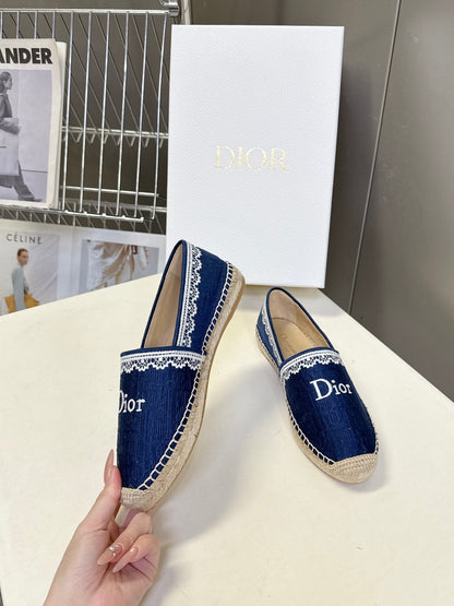 Dior Oblique Lace Espadrilles – Spring/Summer Collection