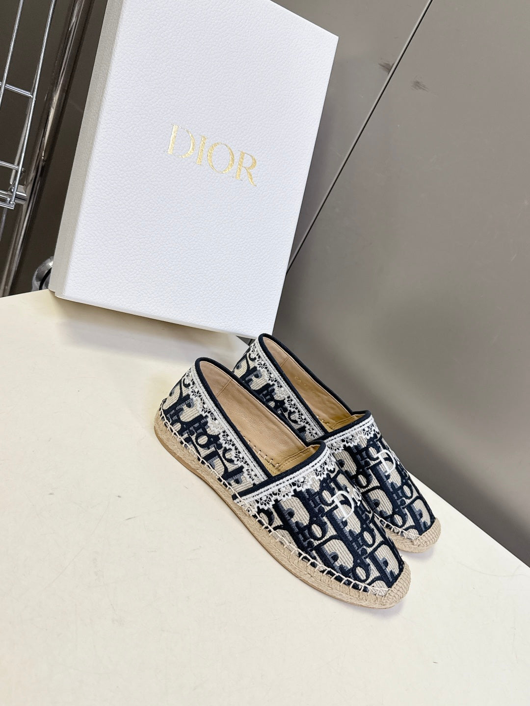Dior Oblique Lace Espadrilles – Spring/Summer Collection