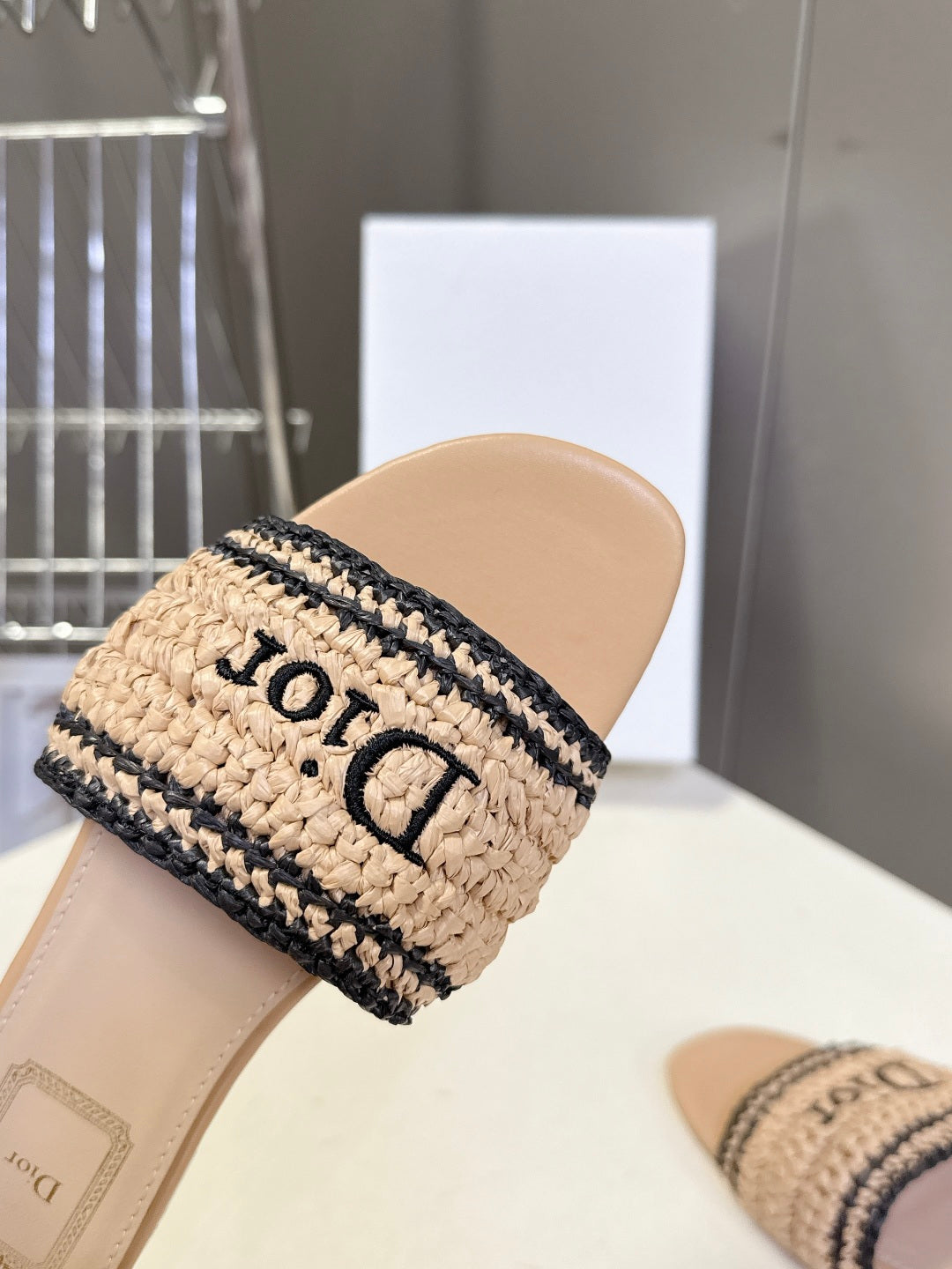 Dior Embroidered Flat Sandals – Spring/Summer Collection