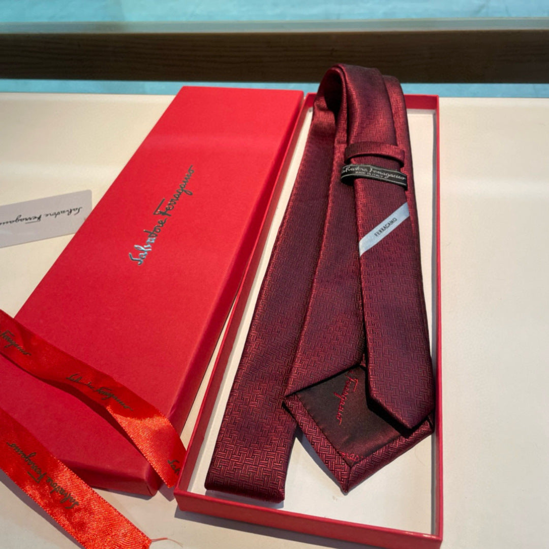 Ferragamo Men's Silk Twill Tie