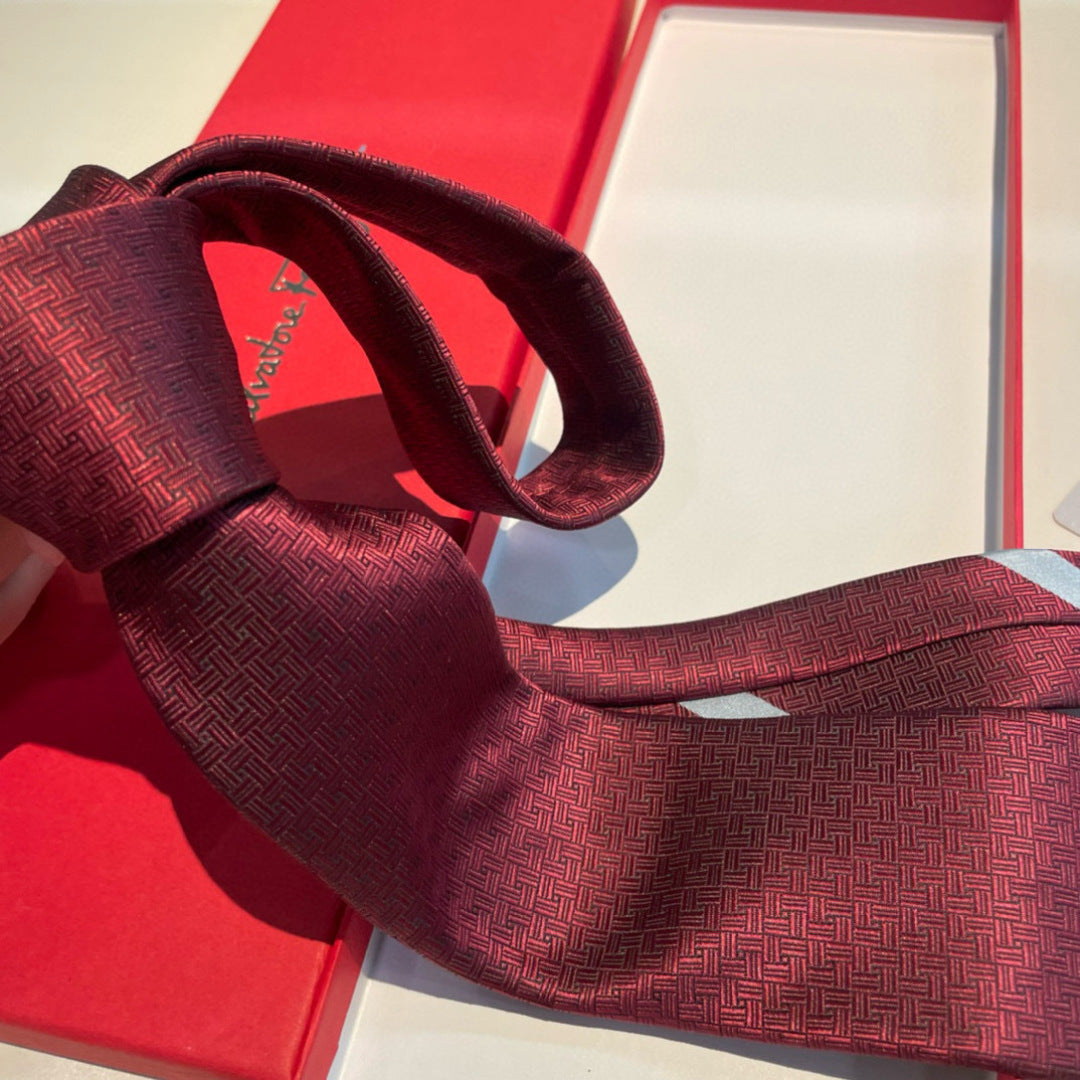 Ferragamo Men's Silk Twill Tie