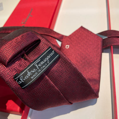 Ferragamo Men's Silk Twill Tie