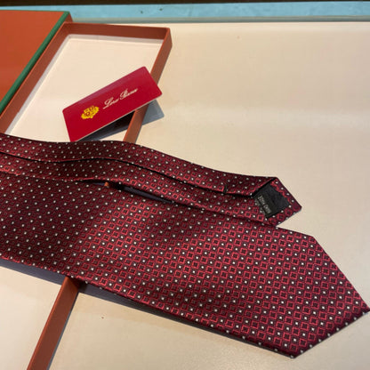 Loro Piana Polka Dot Silk Tie