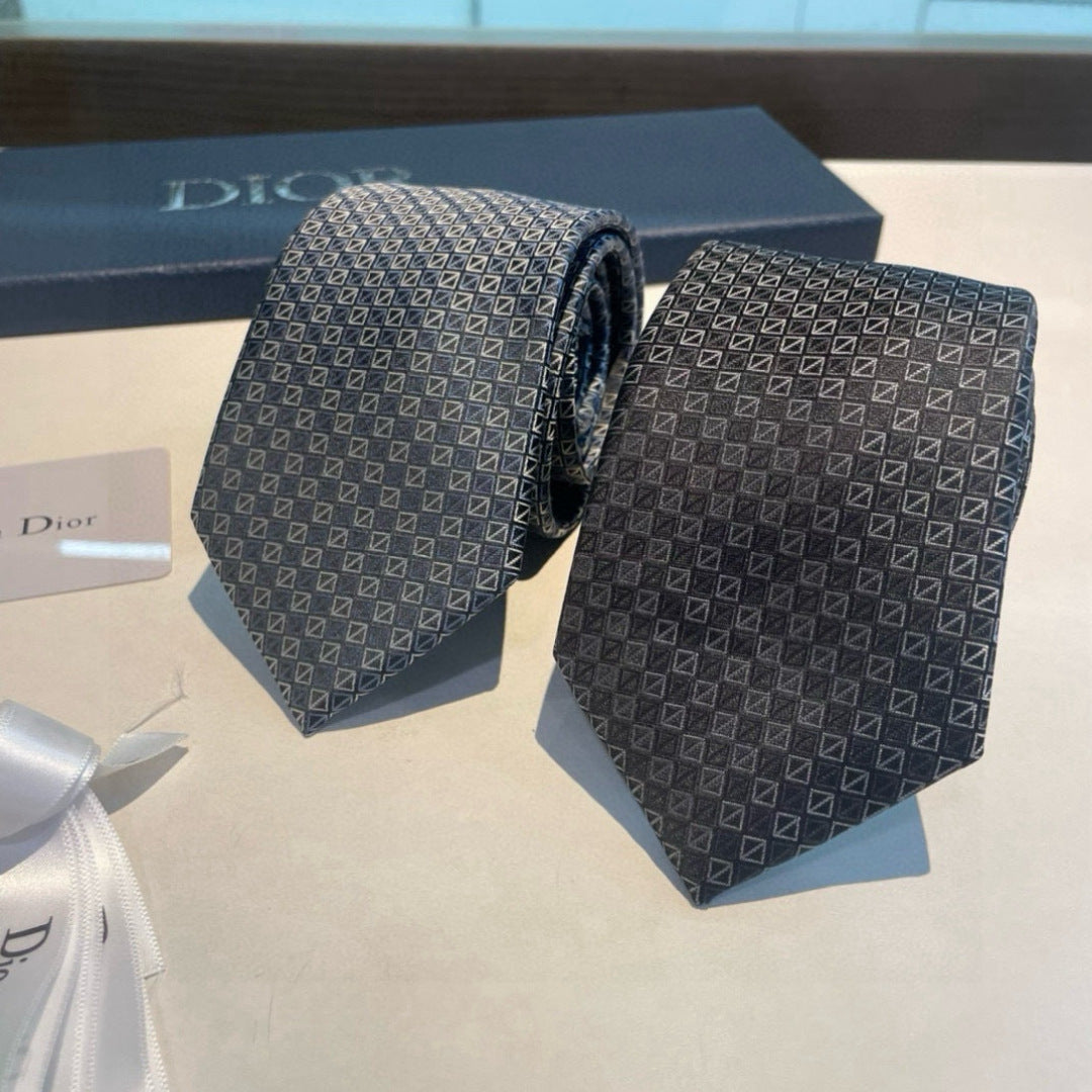 Dior Men's Silk Cannage Tie