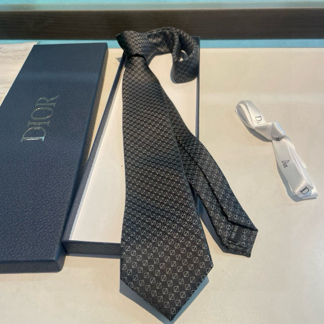 Dior Men's Silk Cannage Tie
