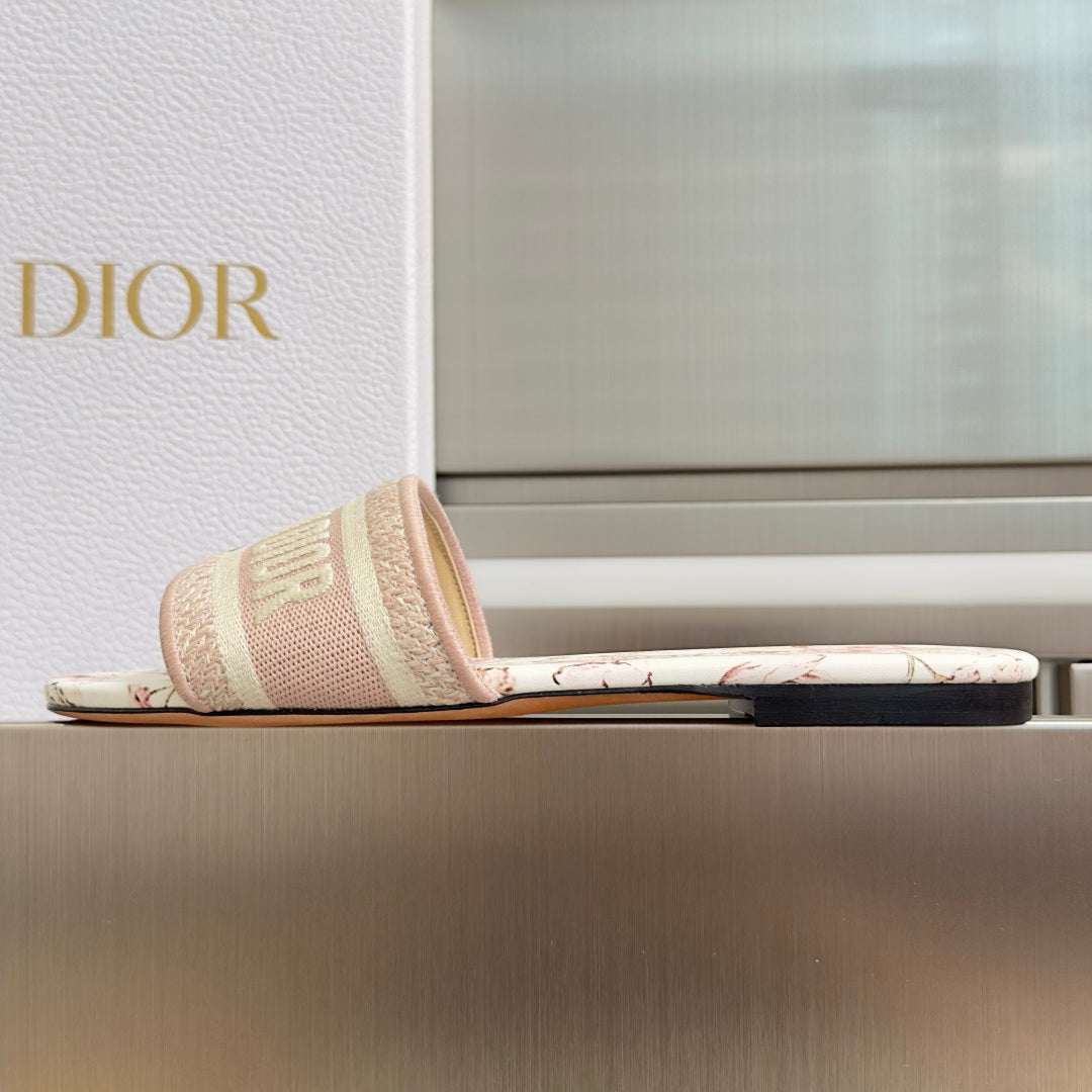 Dior Dway Embroidered Flat Slides – Spring/Summer 2026 Collection