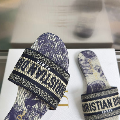Dior Dway Embroidered Flat Slides – Spring/Summer 2026 Collection