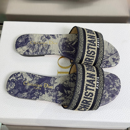 Dior Dway Embroidered Flat Slides – Spring/Summer 2026 Collection