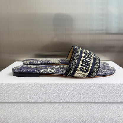 Dior Dway Embroidered Flat Slides – Spring/Summer 2026 Collection
