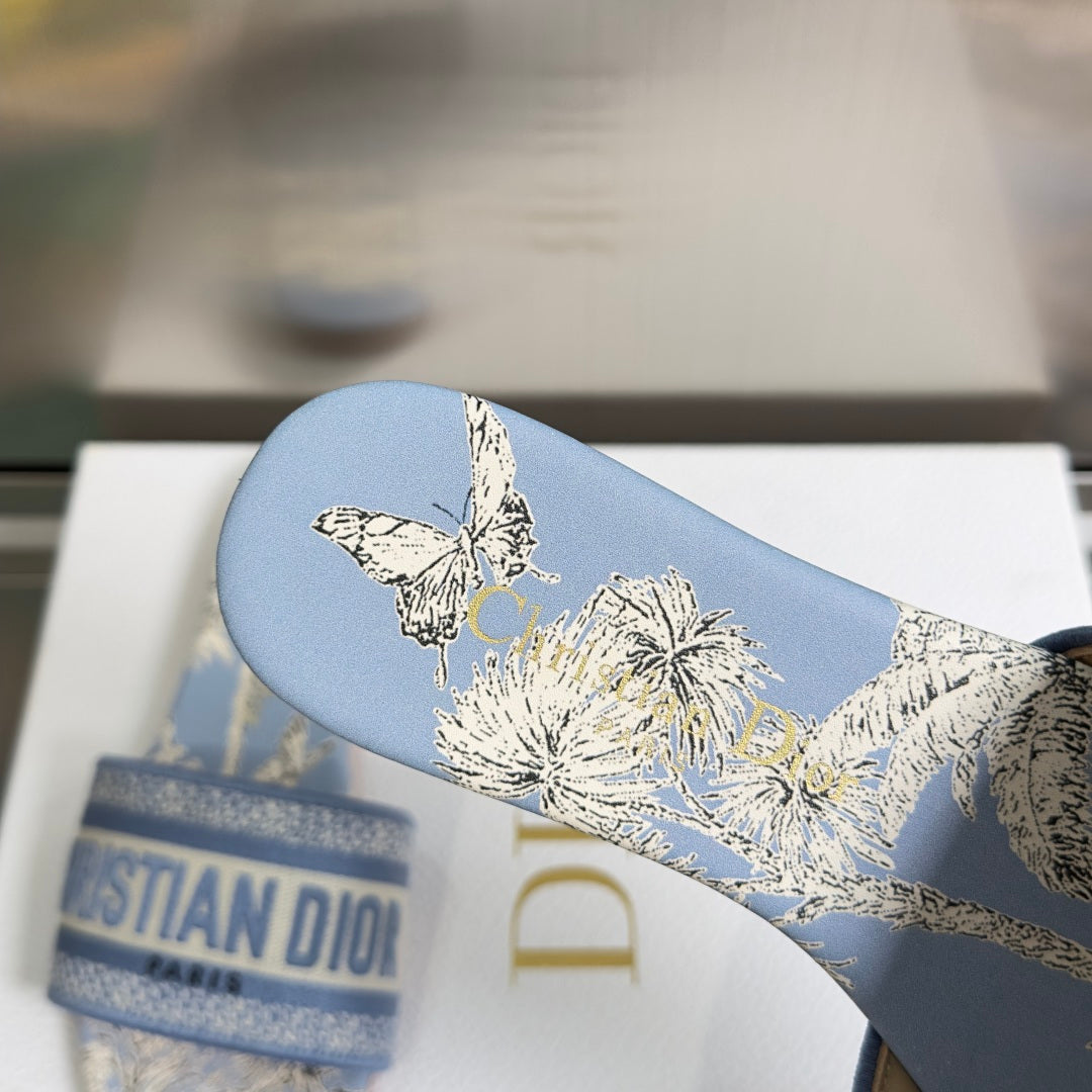 Dior Dway Embroidered Flat Slides – Spring/Summer 2026 Collection