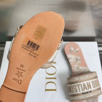 Dior Dway Embroidered Flat Slides – Spring/Summer 2026 Collection