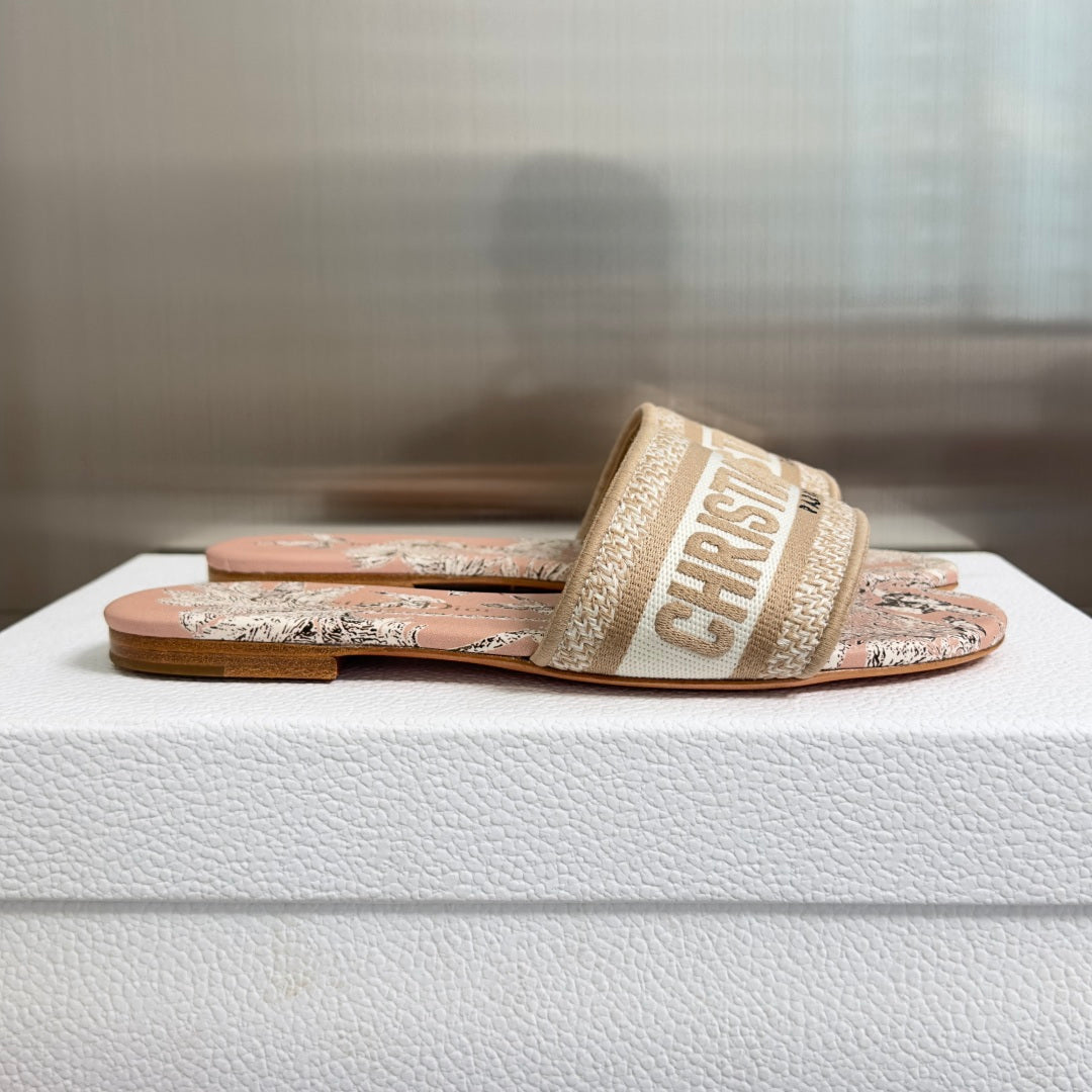 Dior Dway Embroidered Flat Slides – Spring/Summer 2026 Collection