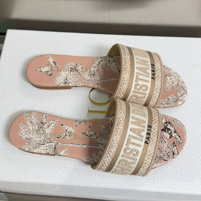 Dior Dway Embroidered Flat Slides – Spring/Summer 2026 Collection