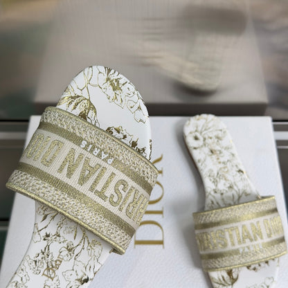 Dior Dway Embroidered Flat Slides – Spring/Summer 2026 Collection