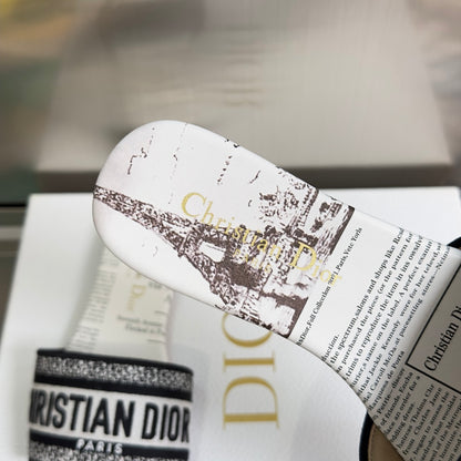 Dior Dway Embroidered Flat Sandals – Spring/Summer Collection – 2026SS