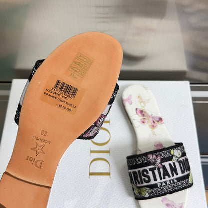 Dior Dway Embroidered Flat Sandals – Spring/Summer Collection – 2026SS