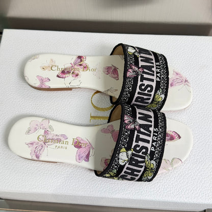 Dior Dway Embroidered Flat Sandals – Spring/Summer Collection – 2026SS