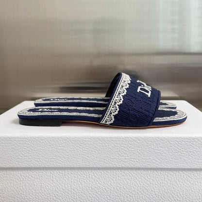 Dior Dentelle Lace Flat Slides – Summer 2026