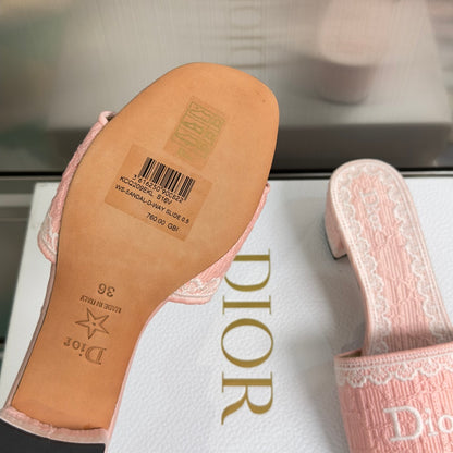 Dior Dentelle Lace Flat Sandals – Summer Collection – 2026