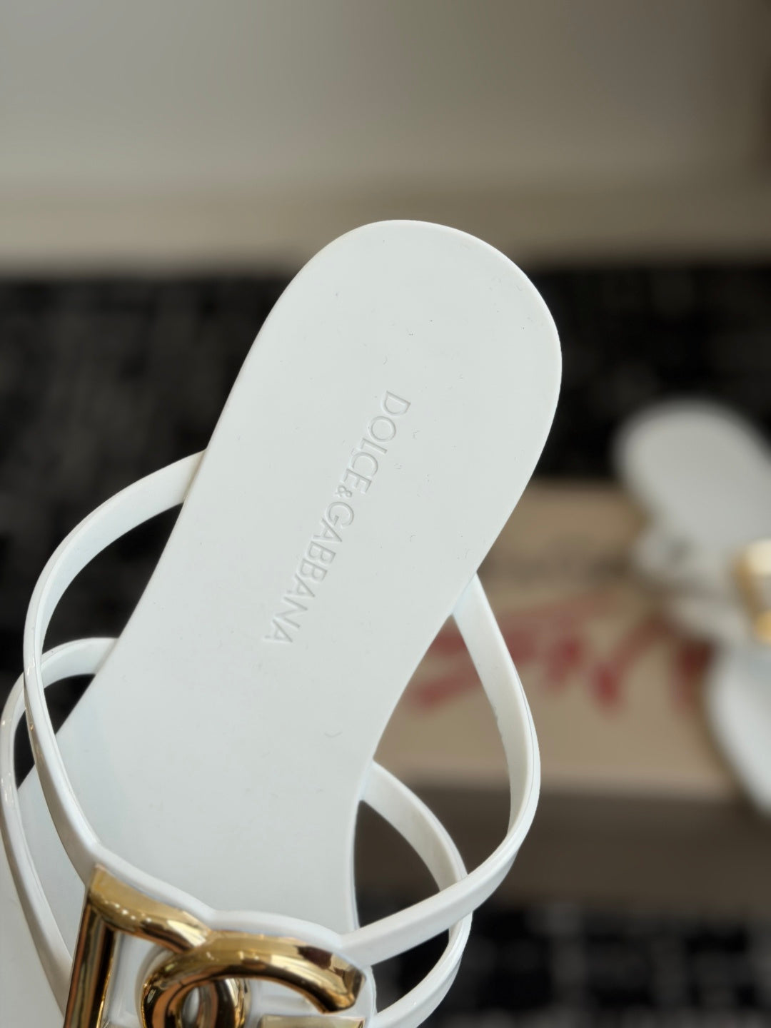 Dolce & Gabbana Jelly Thong Sandals – Spring/Summer Collection