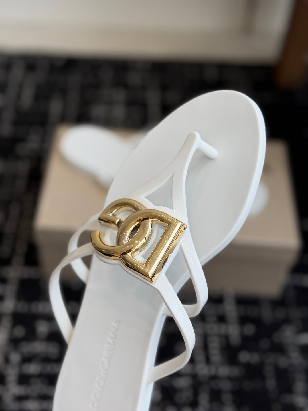 Dolce & Gabbana Jelly Thong Sandals – Spring/Summer Collection