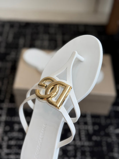 Dolce & Gabbana Jelly Thong Sandals – Spring/Summer Collection